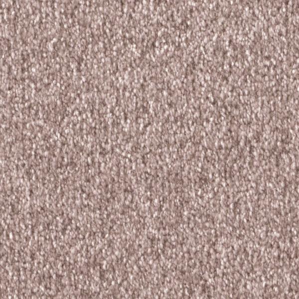 Draufsicht auf Vorwerk Celina 1Q16 fraise Teppichboden mit Preisschild 79,95 €/m²